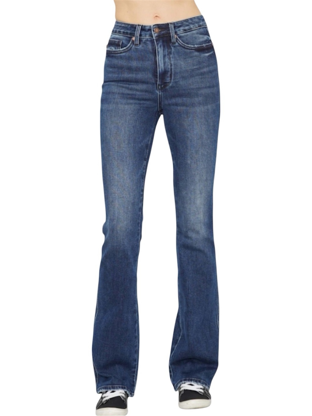Judy Blue JB88786 High Waist Tummy Control Dark Wash Bootcut Jeans – Size 27